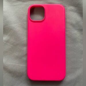Pink Silicone Phone Case